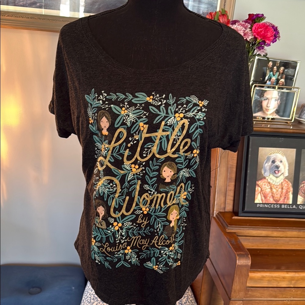 Little Women Black Graphic Tee